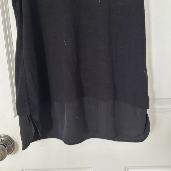 J.Crew black long tank top size small keyhole back - Picture 3 of 7